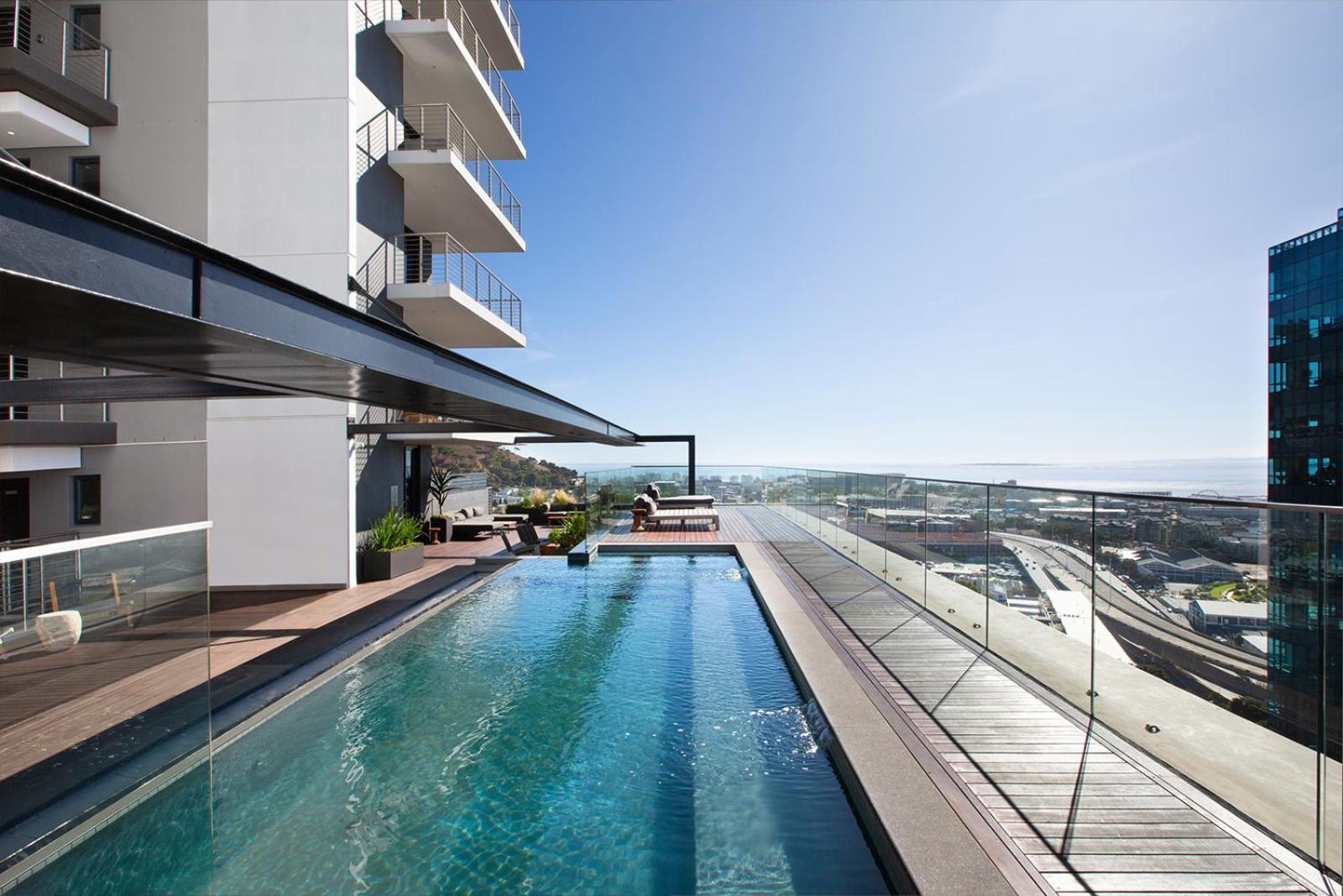 Apartamento Stunning 22nd Floor With Rooftop Pool & Sea View 16onbree Cidade Do Cabo